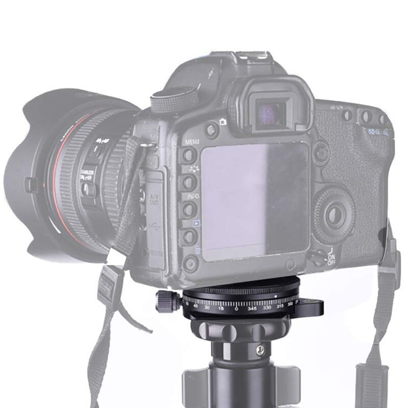 Base da bandeja da câmera com placa do estilo suíço da arca, cabeça panorâmica de alumínio do tripé da bola do parafuso de 0.95cm com nível da bolha, capacidade de carga 2