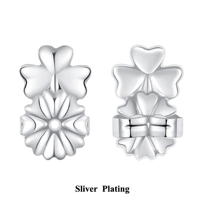 Nowe popularne Magic Bax Ear Studs urządzenie pomocnicze kreatywne nausznice Stud Buckle Lifter europejska i amerykańska biżuteria: E-Silver