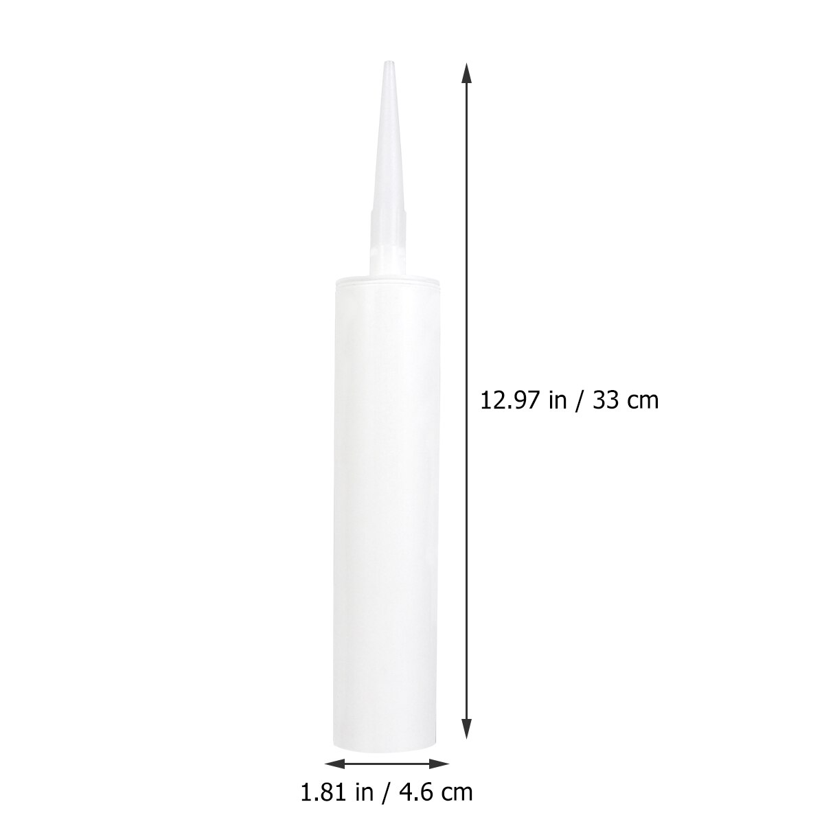 5 Pcs Empty Plastic Caulk Tubes Refillable Sealant Caulking Tube Home Supplies