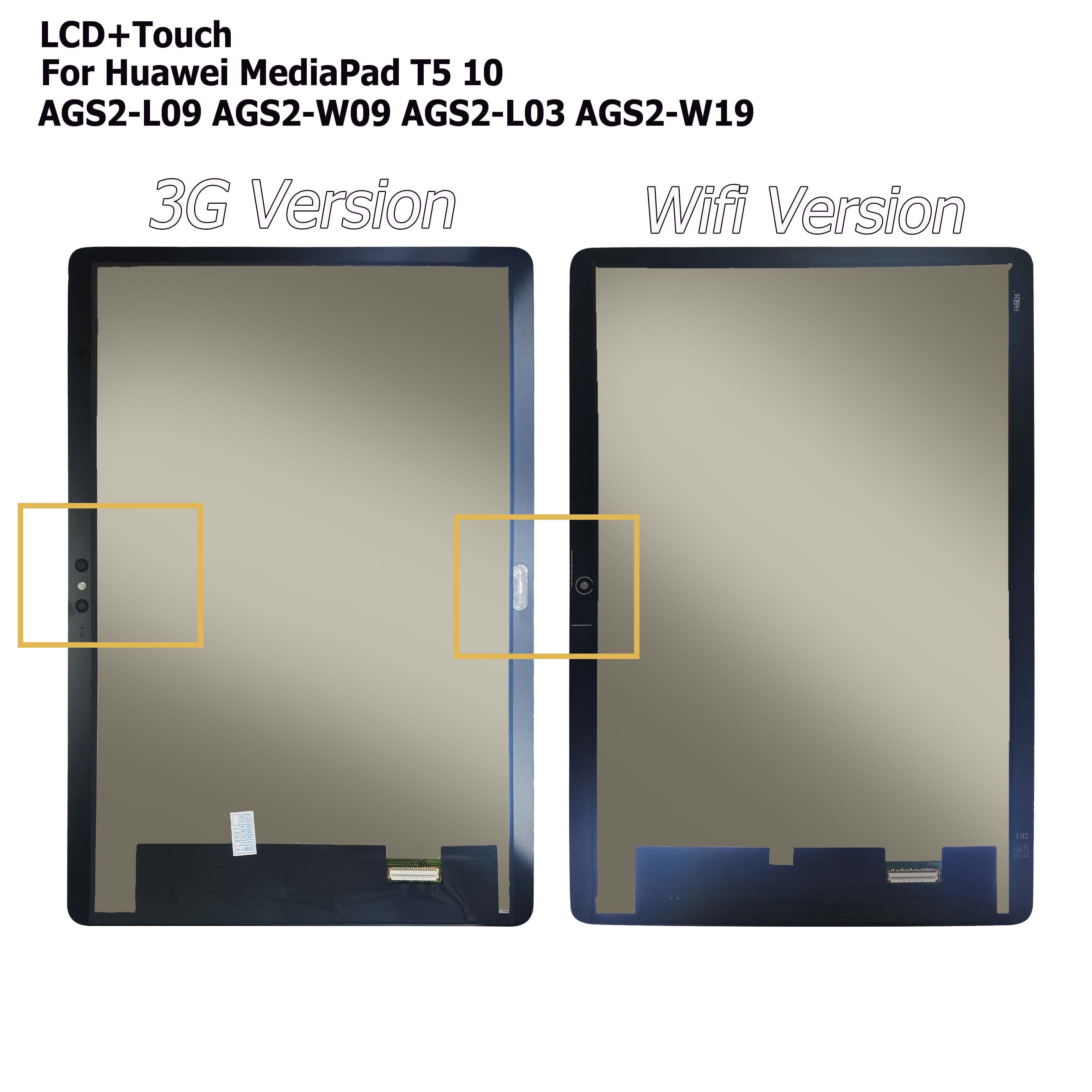 T5 T3 rama dla Huawei MediaPad T3 T5 10 AGS-L09 AGS-W09 AGS-L03 AGS2-W09 AGS2-L09 wyświetlacz LCD ekran dotykowy montaż + narzędzia