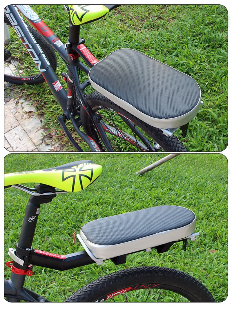1PC vélo arrière coussin confortable vélo vélo doux coussin siège arrière adulte enfants cyclisme arrière support selle accessoires