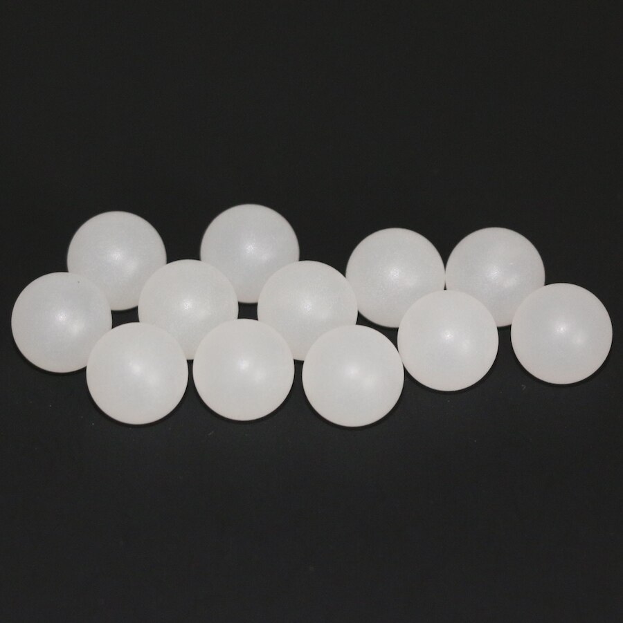 Billes de précision solides en polypropylène (PP), 19.05mm ( 3/4 ''), 5 pièces, sphère en plastique, pour vannes à bille et roulements