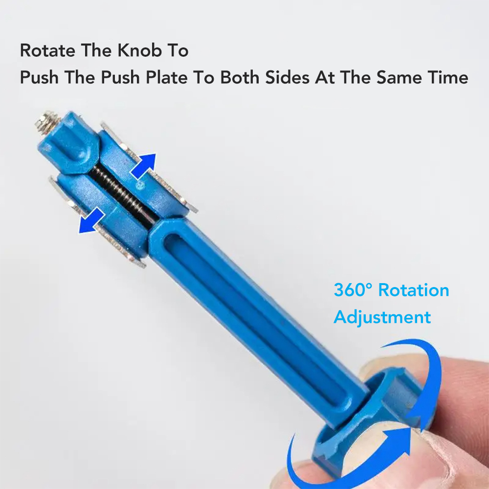 Durable Steel Bicycle Brake Pad Spreader Tool 360° Rotatable Bike Oil Disc Piston Reset Hydraulic Brake Caliper Piston Extension