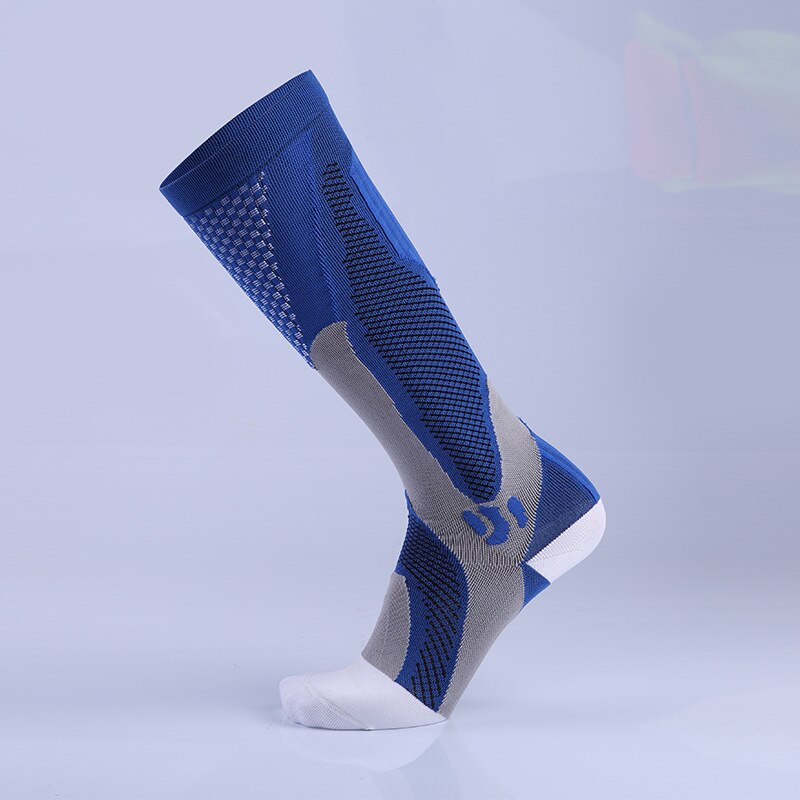 Fußballsocken kompressionssport lange strumpfsocken elastische basketball-laufrad-trainingssocken für erwachsene