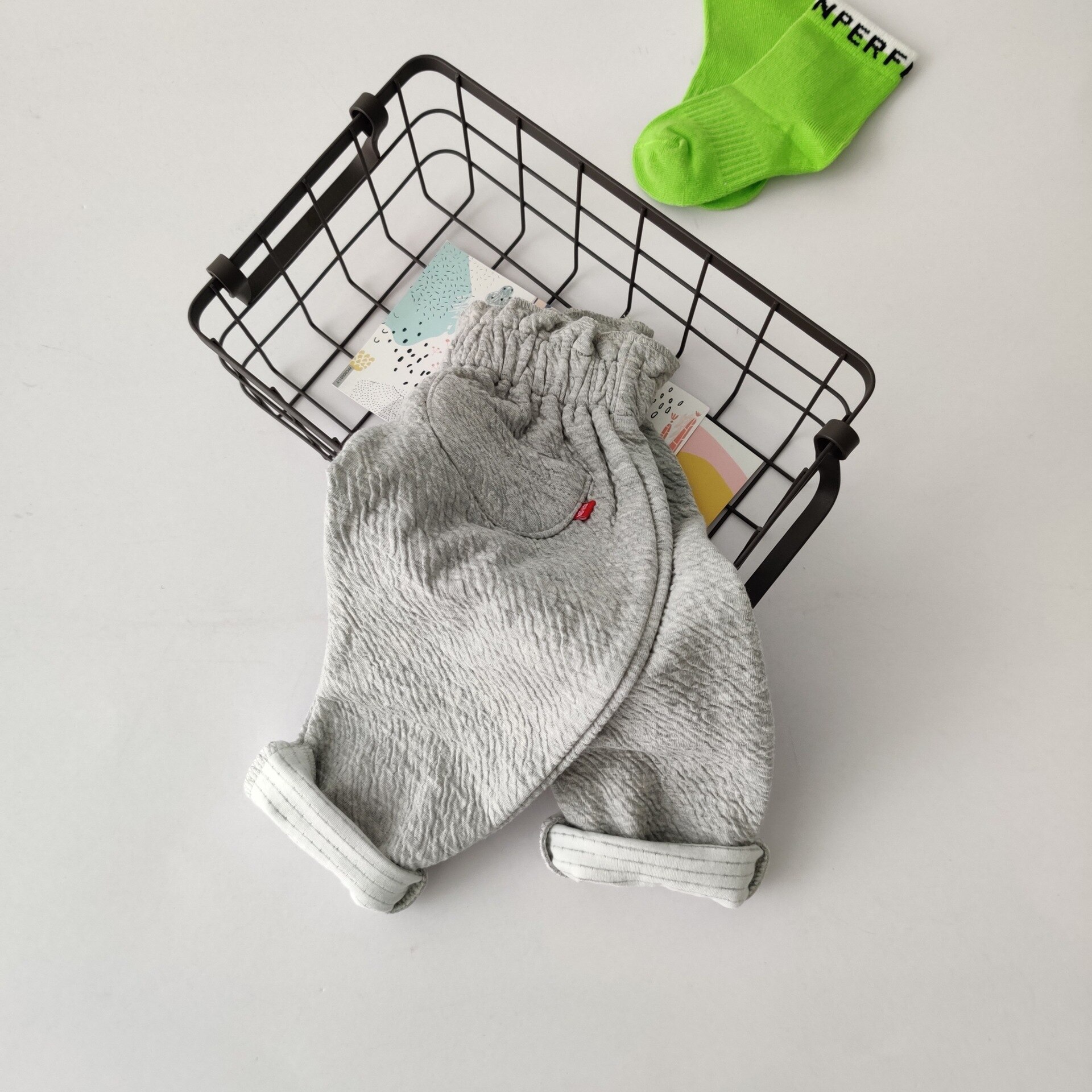 Fir2020 Herfst Kleine Kinderen Cross Rail Jongen Kleine Kinderen Katoen Gebreide Broek Kan Open Kruis