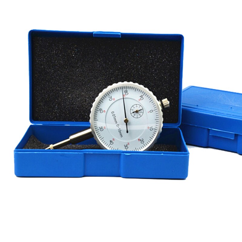 Precision Dial Indicator Gauge 0-10mm Meter Precise 0.01mm Resolution Indicator Gauge Mesure Instrument Tool Dial Gauge