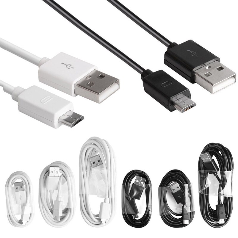 Micro USB Data Cable Charging For Android Phones Long Parachute Cord 1m /1.5m/ 2m Micro USB Port For Microphone Data Cables