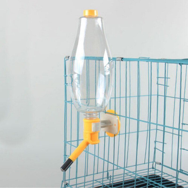 500/1000 ML para mascotas alimentador automático de agua potable comederos para cachorro de perro gato mascota jaula colgante de: Y / 500ML