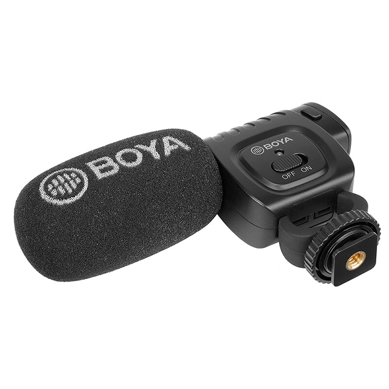 BOYA BY-BM3011 Op Camera Record Microfoon voor Canon Sony Nikon DSLR Camera Smartphone 3.5MM Jack Koude Schoen Youtobe Vlog mic