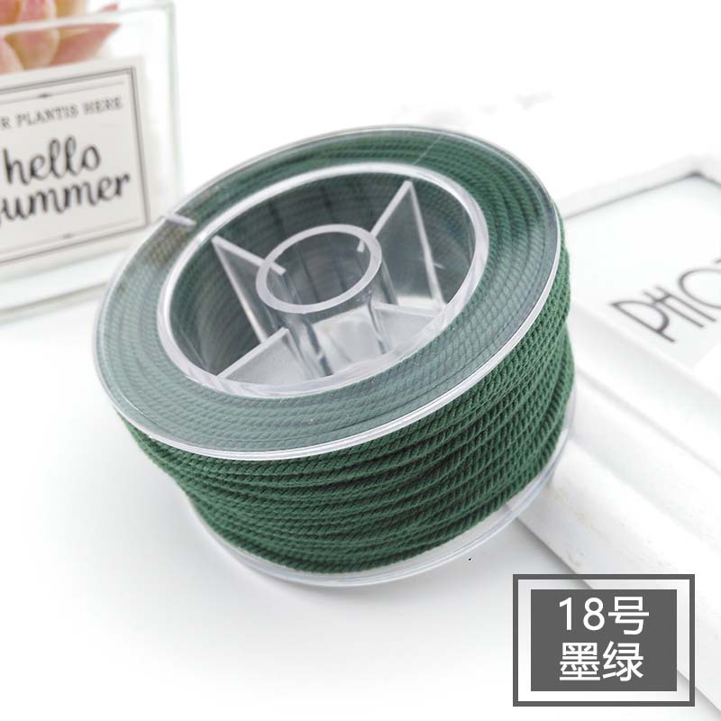 30M bawełniany przewód nylonowy 1.2mm chińnarty węzeł makrama przewód koraliki na nitkach ciąg DIY pleciona bransoletka tworzenia biżuterii DIY frędzle: Przezroczysty