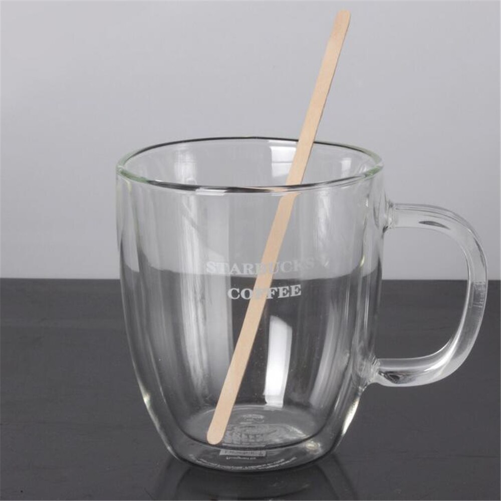 100PCS/Pack Coffee Stick Tea Stick Single Packaged Wood Coffee Stirrer Disposable Wood Stirring Rod 14cm/19cm