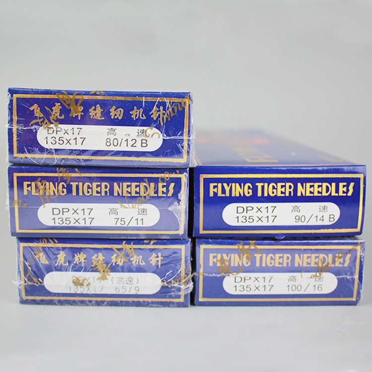 30 stk / mye flygende tiger dpx 17, industrielle symaskin nåler rustfritt stål ,90/14b,110/18,160/23