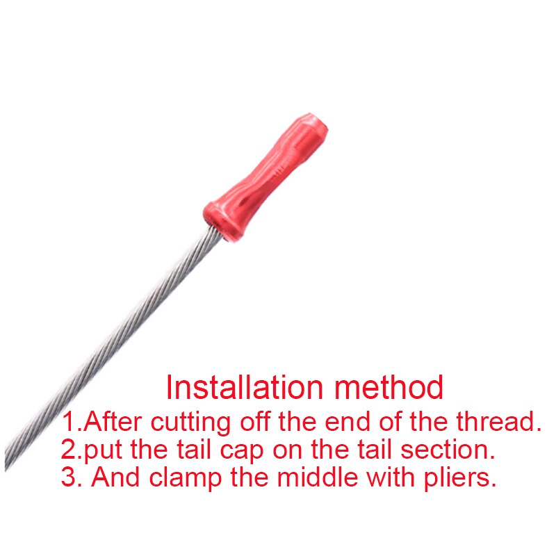 20Pcs MTB Bike bicycle brake cable end Mountain Bicycle Bicycle line tail cap Bike Brake Line Inner Cable End Bicycle Part