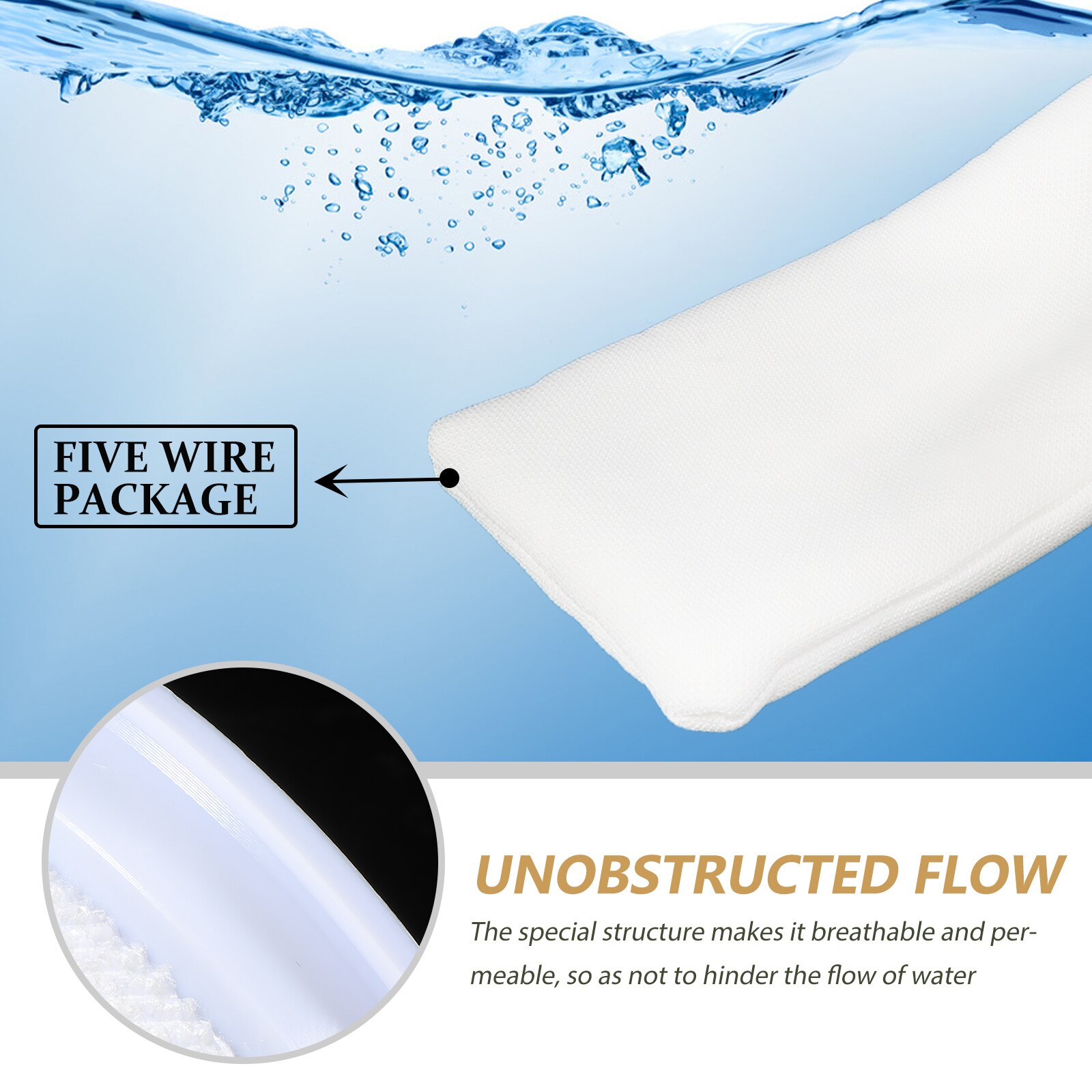 3Pcs Aquarium Sump Filter Bags Premium Fish Tank Filtering Bags