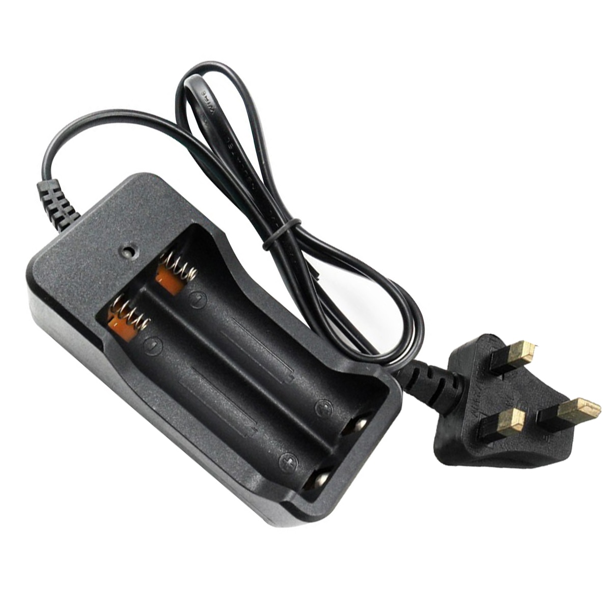 2 Slots UK Plug Battery Batteries Charger For 3.7V 18650 Rechargeable Battery Charger Dual-Charge UK Plug