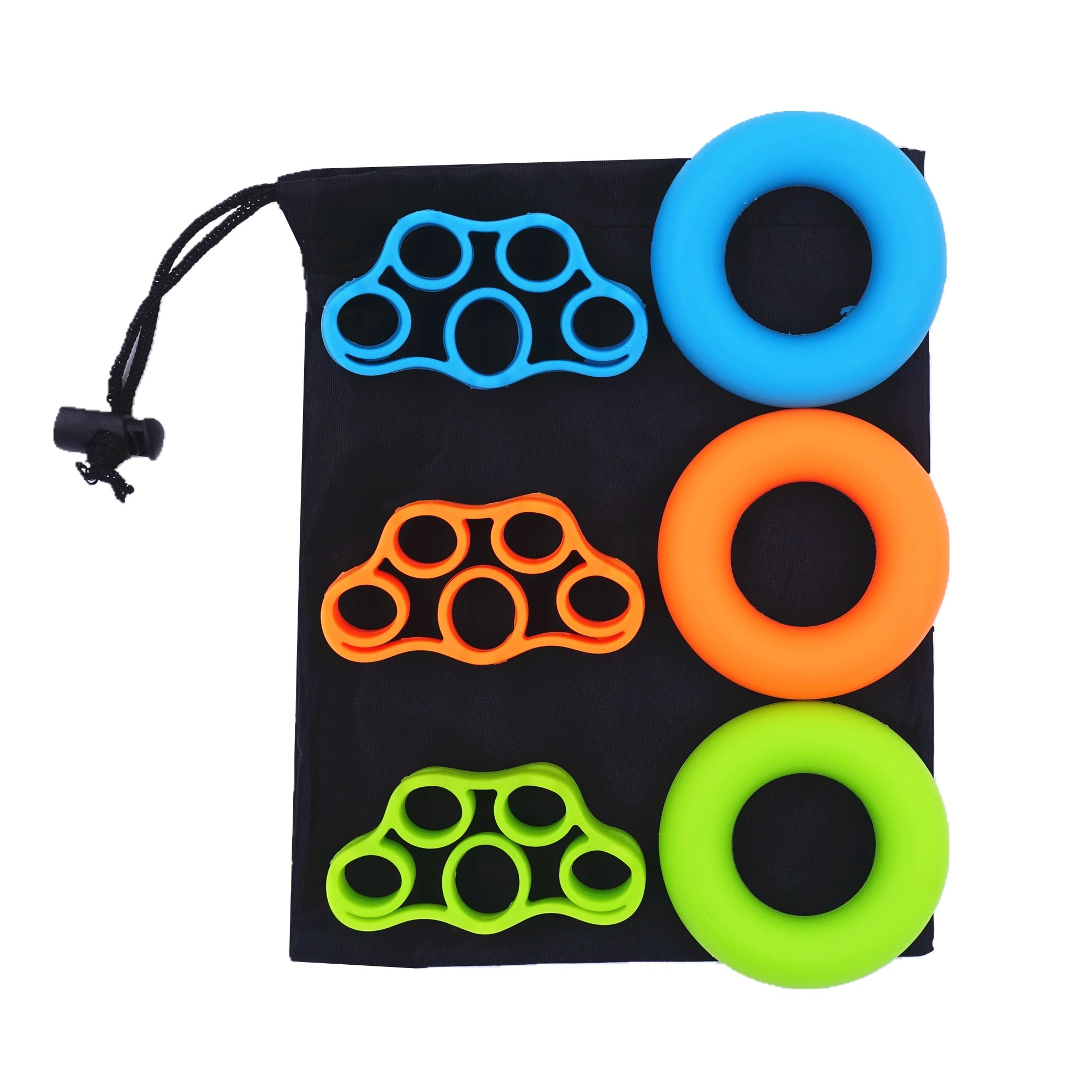 Weerstand Bands Hand Grip Set Strengthener Sporter Kit Met Draagtas (Geen Logo) Vinger Brancard Versnellen Revalidatie