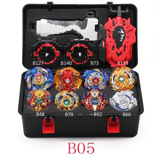 Originale Blayblade Top Beyblade Burst B-129 B125 con lanciatore Bayblade Bey lama metallo plastica fusione 4d giocattoli regalo per i bambini: B05