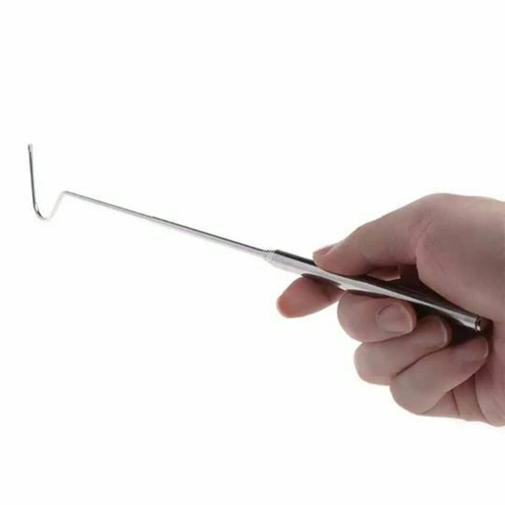 Snake Hook Stainless Steel Adjustable Telescopic Snake Capture Hook Reptile Snake Hook Long Handle Catching Tools