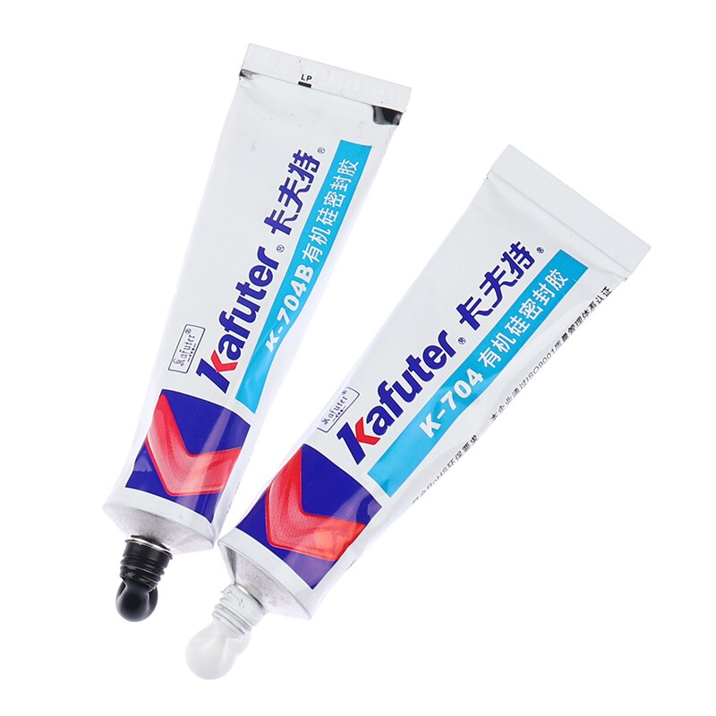 Mastic Silicone industriel 45g K-704 704B RTV, caoutchouc blanc/noir, fournitures de bureau