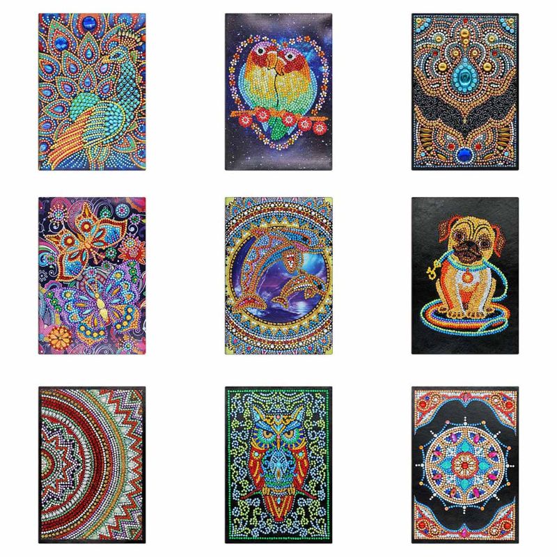 50 Pages Diamond Painting Planner Notebook Note Book Cross DIY Special Shaped Embroidery Cross Stitch A5 School Diary Book Craf