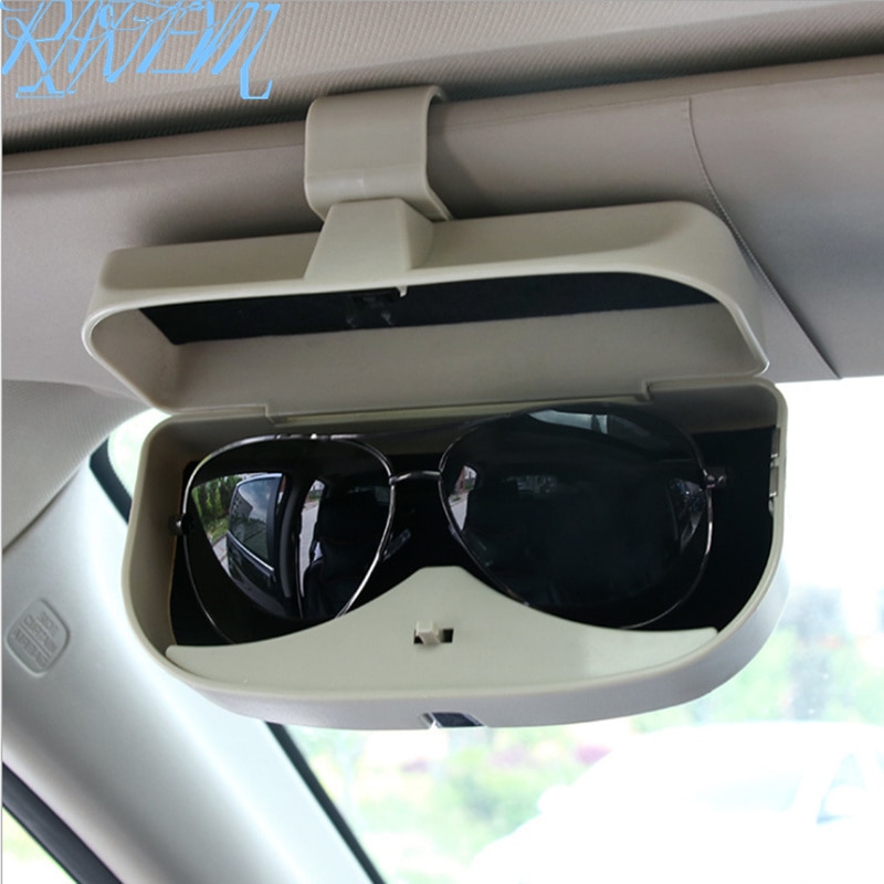 Car Glasses Box Storage Holder Sunglasses Case For Land Rover LR4 LR3 LR2 Range Rover Evoque Defender Discovery Freelander
