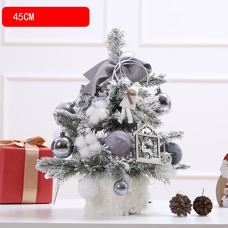 Desktop Miniature Christmas Tree Christmas Decoration Packages Family Christmas Tree Christmas Tree Ornament: C