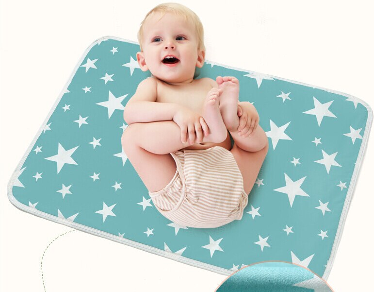 Baby Infant Washable Diaper Nappy Urine Mat Kid Waterproof Bedding Changing Pads Covers 50*70cm: B