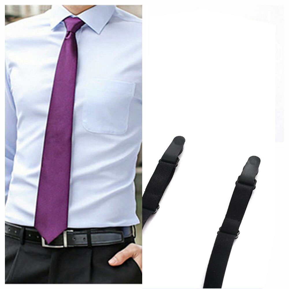 Bandjes Sok Antislip Klemmen Been Bretels Verstelbare Elastische Shirt Houders Mannen Shirt Blijft Garters 2 Stks/set