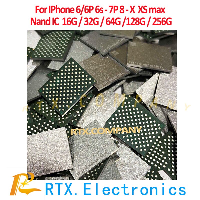 Voor Iphone 6 6Plus 6S 6sp 7 7Plus 8X8Plus Xs Xr Xsmax/Ipad pro Nand Flash Geheugen Ic 16G 32G 64G 128G 256G 512G Met Geprogrammeerd