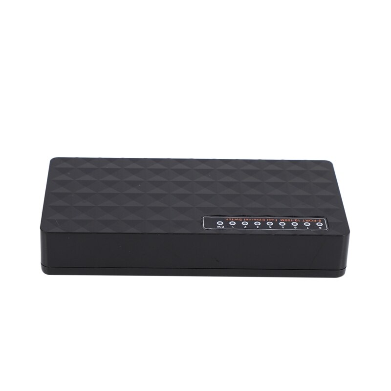 10/100 Mbps 8 Porte Poe Ethernet Lan desktop interruttore di Rete centro adattatore (Spina di Ue)