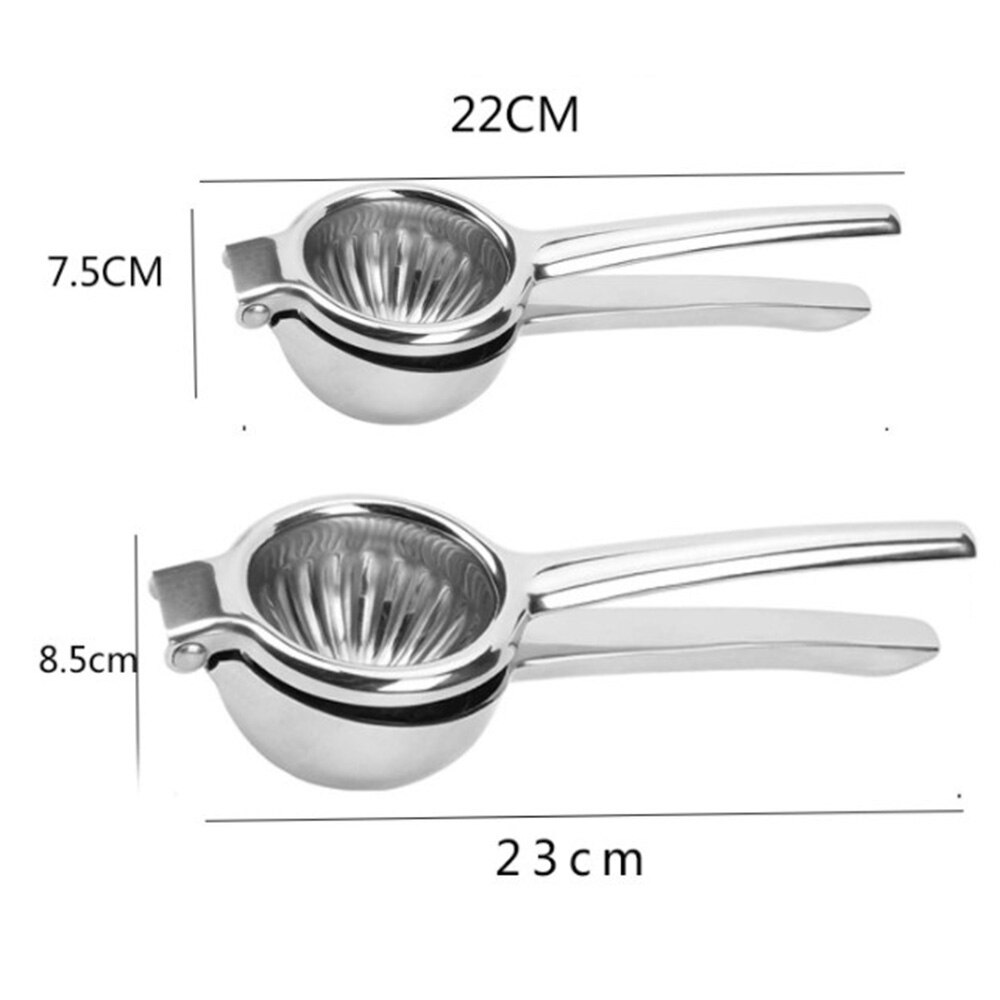 Lemon Squeezer 304 Stainless Steel Manual Juicer Citrus Oranges Lemon Clip Durable Reusable Manual Lemon Squeezer Kitchen Tools