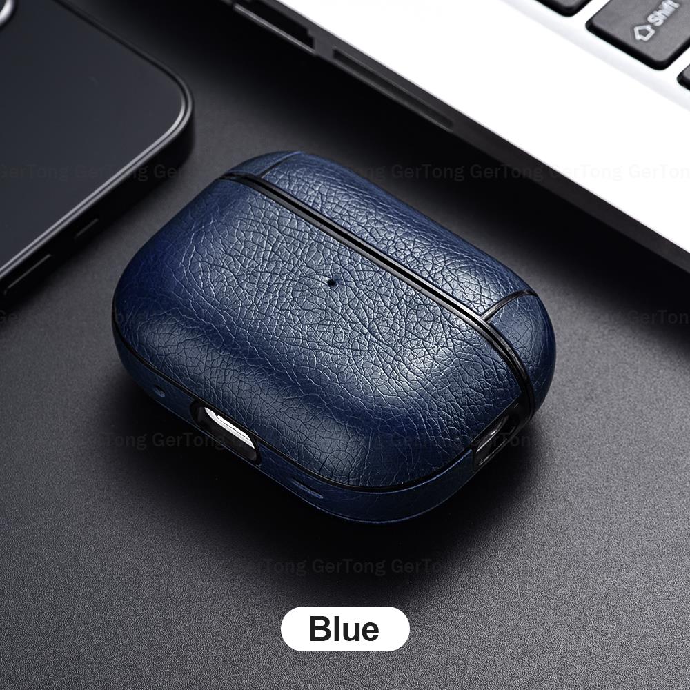 Leather Textured TPU Headphone Cover For Apple Airpods Pro 2 Case Wireless Earphone Case For Airpods Pro 3 2 1 Coque Bumper: XS / WHEAT