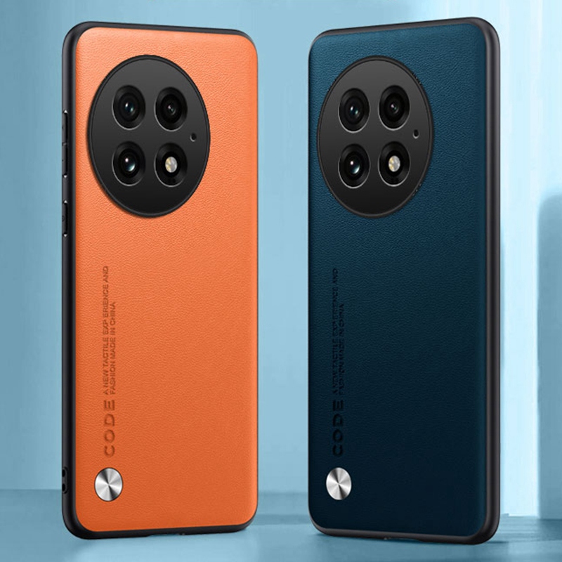 Luxe PU Lederen Case Voor OnePlus 13 5G Achterkant Matte Siliconen Schokbestendige Bescherming Telefoon Case Voor Een Plus 13 OnePlus13