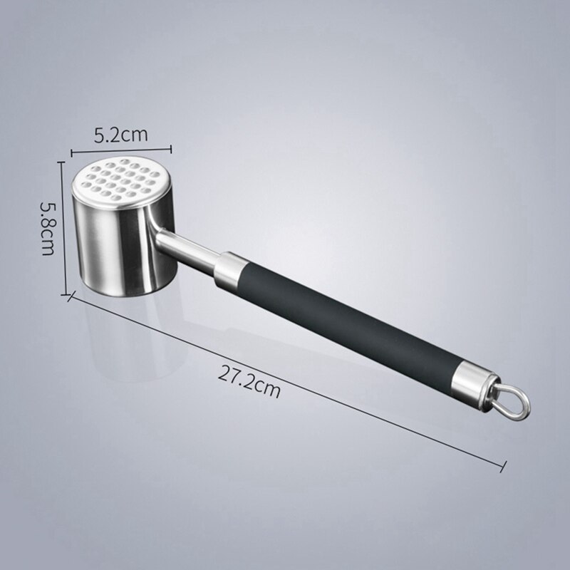 Meat Hammer Household Steak Hammer 304 Stainless Steel Hammer Pork Chop Loose Meat Hammer Meat Tenderizer Hammer