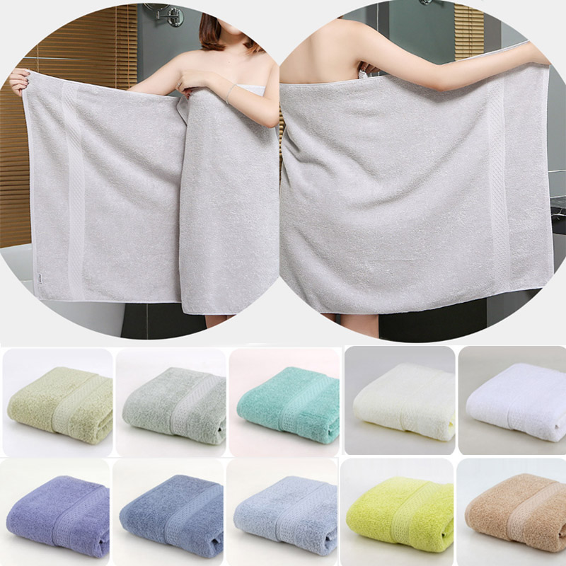 Für Erwachsene 100% Baumwolle 17 Farben 1PC Feste Schlecht Handtuch Strand Handtuch Hohe saugfähig Antibakterielle Schnell Trocknende Weichen Dicken