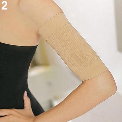 Potent arm formende fedtforbrænding elastisk kompression arm slankere skønhedsværktøj arm slankere: Tan