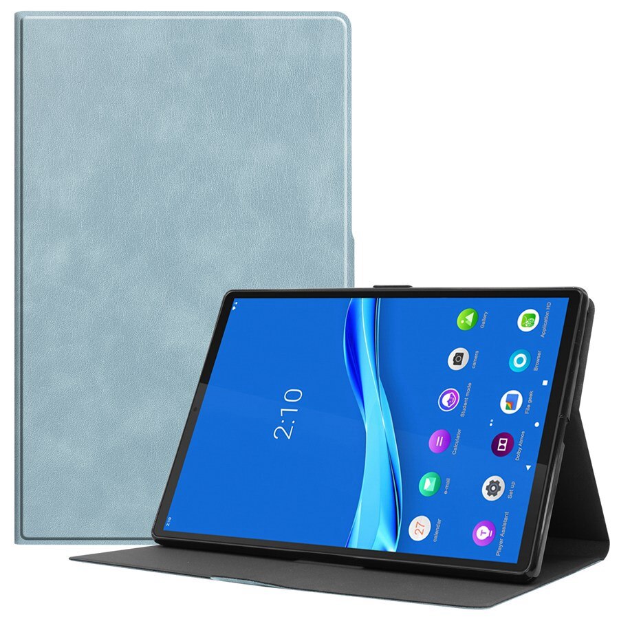 Hoesje voor lenovo tab  m10 fhd plus 10.3 tb-x606f tb -x606x 10.3 inch smart cover funda voor lenovo tab  m10 plus cover + film + pen: Blauw