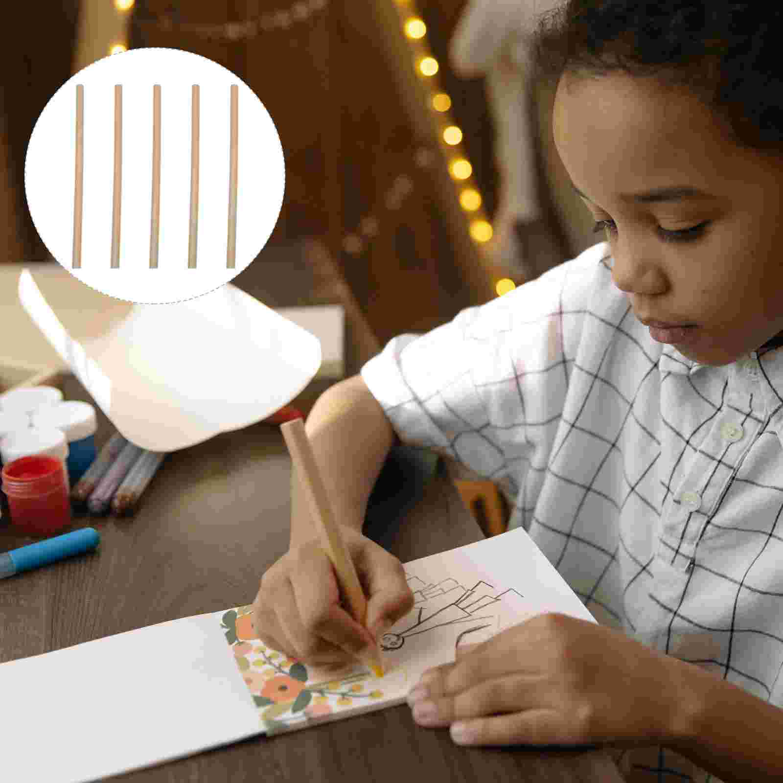 15pcs Round Poster Storage Tubes Cardboard Tubes Mailing Tubes for DIY #h5