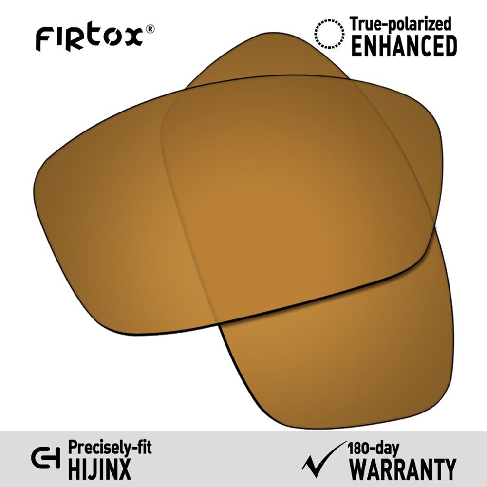 Firtox True UV400 Polarized Lenses Replacement for-Oakley Hijinx Sunglasses (Compatiable Lens Only) - Multiple Colors: Bronze Golden