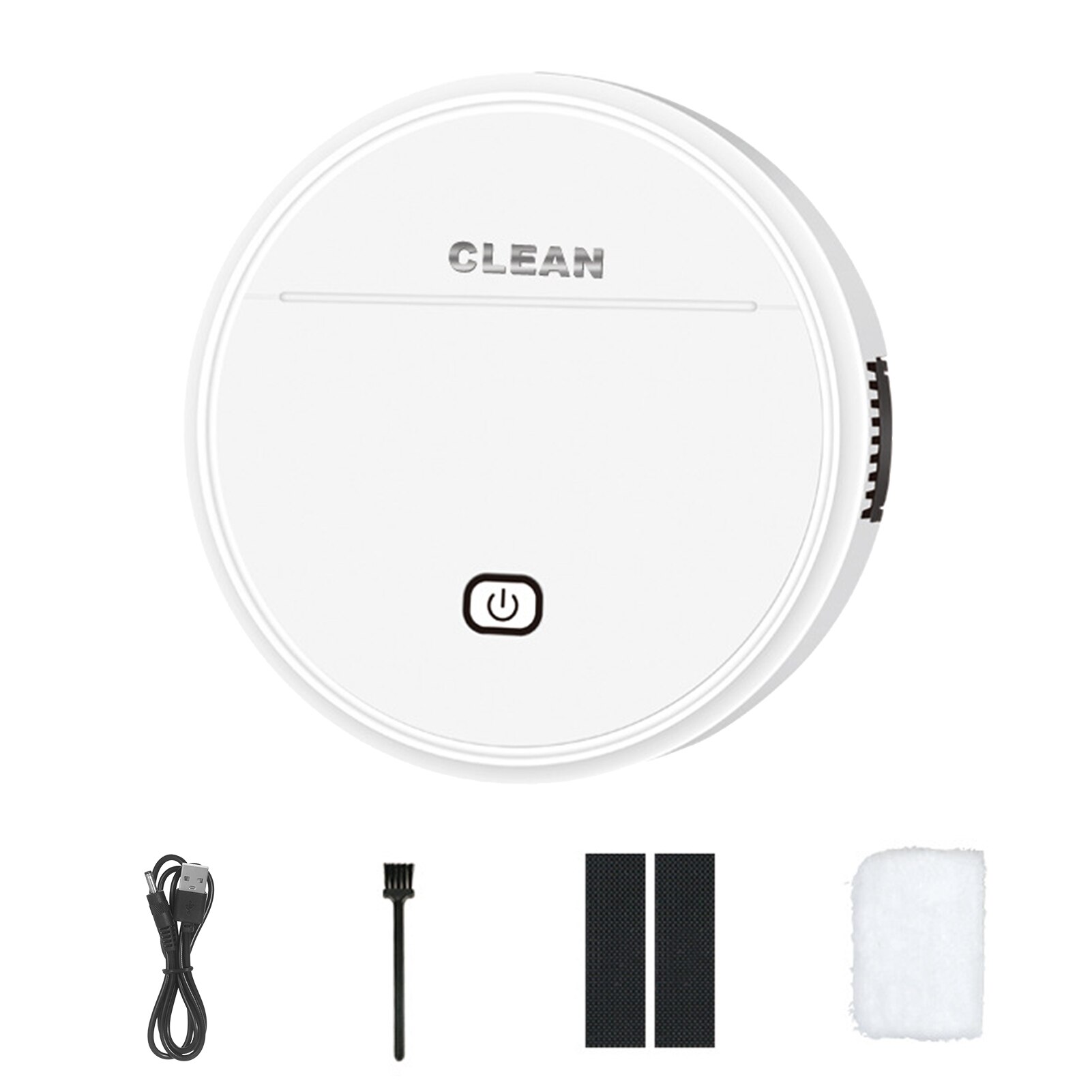 Robot Vacuum Automatic Robotic Vacuum Cleaner Mop and Vacuum 2-In-1 Ultra Slim Body High Coverage Long Battery Life Ideal