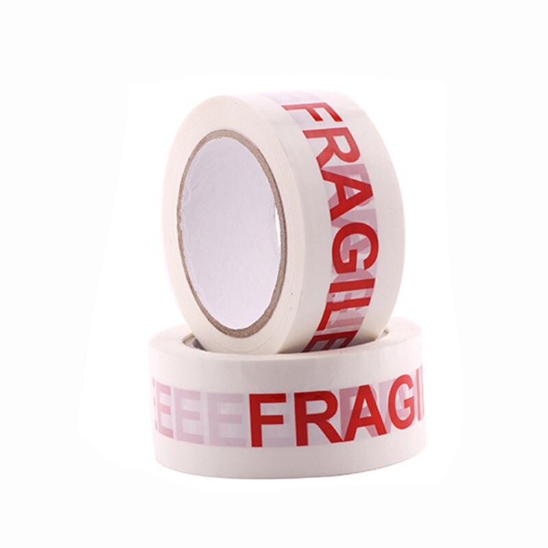 1 Roll 4.7cm x 85m Fragile Tapes Boxes Packaging Sealing Tapes Logistics Packing Tape Adhesive Tapes Supplies
