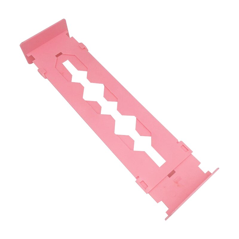 Separador de cajones de armario retráctil ajustable, listón para almacenamiento, multiusos, bricolaje, organizador, separadores para el hogar y la Oficina, 5 colores: Pink