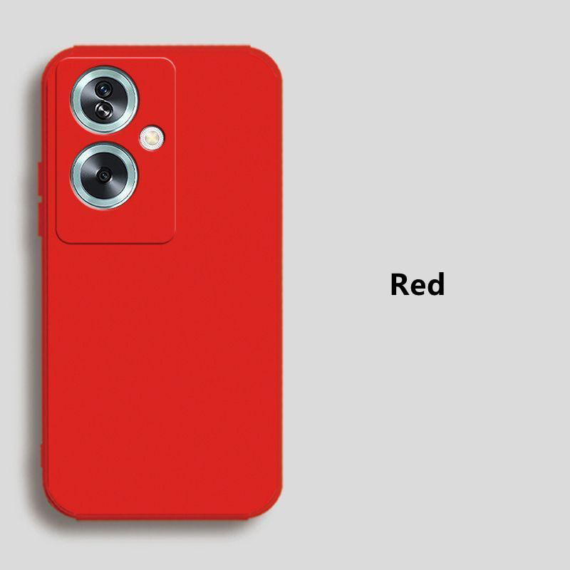 Hoesje voor oppo  a79 5g cover voor oppo  a79 , originele vloeibare siliconen zachte tpu telefoonbumper voor oppo  a79: Rood