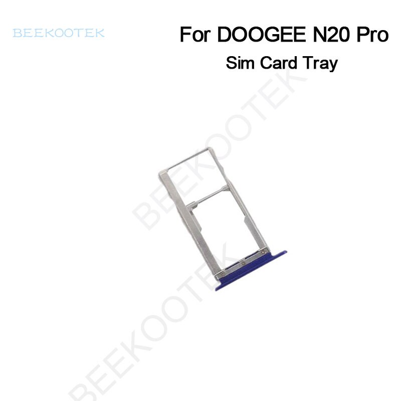 Novo original doogee n20 pro bandeja de cartão sim slot para cartão do telefone móvel titular accessoriesfor doogee n20 pro 6.3 &quot;smartphone: blue