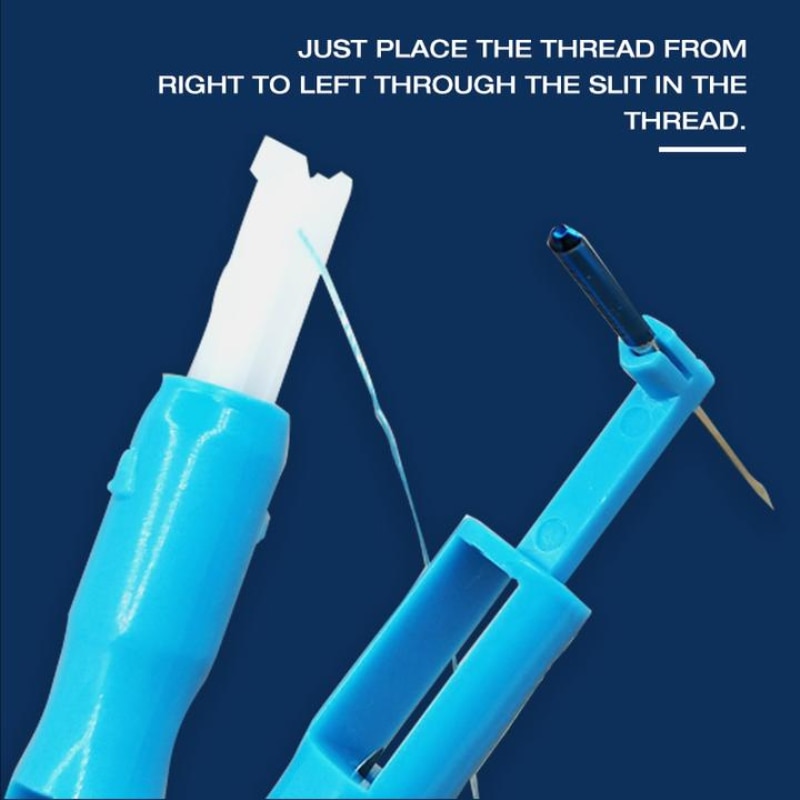 1Pc Needle Threader Stitch Insertion Tool Manual Needle Threader Sewing Machine Needle Inserter DIY Sewing Machine Tools