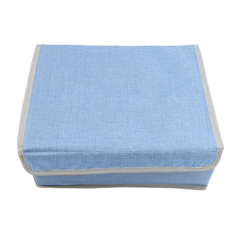 Opbergdoos ondergoed verdeler lade deksel kast organizer interieur organizer voor stropdassen sokken shorts bh opbergdozen: Blauw