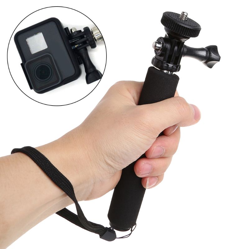 Zwart Selfie Handheld Stick Verstelbare Schroef Set Telescopische Camera Monopod Voor Gopro Hero 6/5