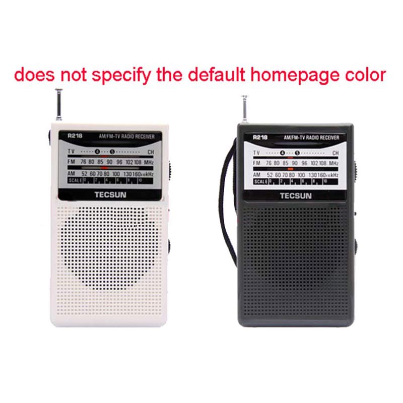 Portable r-218 AM / FM / TV audio radio with built-in speaker high sensitivity pocket receiver FM: 76.0-108.0mhz Internet Radio