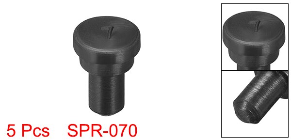 Uxcell 5Pcs 5.5Mm 7Mm 8Mm 9.2Mm 10.5Mm 12Mm 14Mm 15.8Mm 17.8mm Dia Seal Gat Insert Rubber Stopper Voor Wartel: 7mm Dia