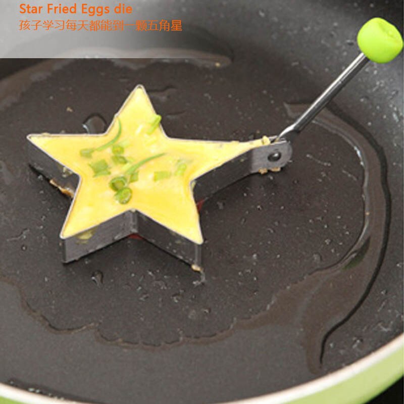 Stainless Pancake Mold Mold 5pcs/set Stainless steel Cute Shaped Fried Egg Mold Pancake Rings Mold Kitchen Egg Tool